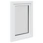 Preview: Kellerfenster RISOR 60x90 cm Dreh Kipp DIN Links Weiß