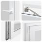 Preview: Kellerfenster RISOR 60x90 cm Dreh Kipp DIN Links Weiß