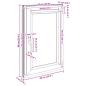 Preview: Kellerfenster RISOR 60x90 cm Dreh Kipp DIN Rechts Weiß