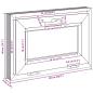 Preview: Kellerfenster RISOR 60x40 cm Kipp 3-fach Verglasung Weiß