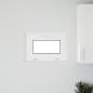 Preview: Kellerfenster RISOR 60x40 cm Kipp 3-fach Verglasung Weiß