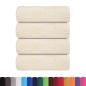Preview: Seiftücher 4 Stk. Creme 30x30 cm 360 g/m² 100% Baumwolle