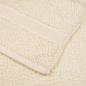 Preview: Seiftücher 4 Stk. Creme 30x30 cm 360 g/m² 100% Baumwolle