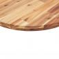 Preview: Tischplatte Rund Ø70x2 cm Massivholz Akazie