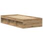 Preview: Bettgestell ohne Matratze Artisan-Eiche 75x190 cm Holzwerkstoff