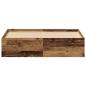 Preview: Bettgestell ohne Matratze Altholz-Optik 150x200cm Holzwerkstoff