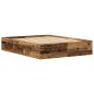 Preview: Bettgestell ohne Matratze Altholz-Optik 150x200cm Holzwerkstoff