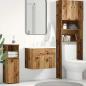 Preview: ARDEBO.de - Waschbeckenunterschrank Altholz-Optik 60x38,5x46 cm