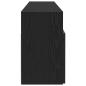 Preview: TV-Schrank mit LED-Leuchten Schwarz Eichen-Optik 120x30x50 cm
