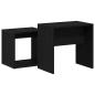 Preview: Couchtische 2 Stk. Schwarz Eichen-Optik Holzwerkstoff