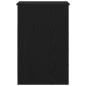 Preview: Schubladenschrank Schwarz Eichen-Optik 40x50x76cm Holzwerkstoff