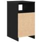 Preview: Schubladenschrank Schwarz Eichen-Optik 40x50x76cm Holzwerkstoff