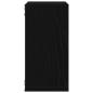 Preview: Würfel-Wandregale 4 Stk. Schwarz Eichen-Optik 30x15x30 cm