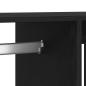 Preview: Kleiderschrank Schwarz Eichen-Optik 80x40x110 cm Holzwerkstoff