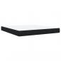 Preview: Boxspringbett mit Matratze Schwarz 180x200 cm Samt