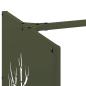 Preview: Brennholzregal Olivgrün 40x40x40 cm Kaltgewalzter Stahl