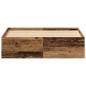 Preview: Bettgestell ohne Matratze Altholz-Optik 135x190cm Holzwerkstoff