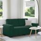 Preview: ARDEBO.de - 2-Sitzer-Sofa Dunkelgr?n 180x78x84 cm Samt