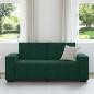 Preview: 2-Sitzer-Sofa Dunkelgr?n 180x78x84 cm Samt