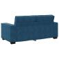 Preview: 2-Sitzer-Sofa Blau 140 cm Samt