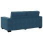 Preview: 2-Sitzer-Sofa Blau 180x78x84 cm Samt