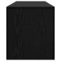 Preview: TV-Schrank mit LED-Leuchten Schwarz Eichen-Optik 140x36,5x40 cm
