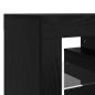 Preview: TV-Schrank mit LED-Leuchten Schwarz Eichen-Optik 140x36,5x40 cm