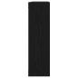 Preview: Wandregal Schwarz Eichen-Optik 75x16x55 cm Holzwerkstoff