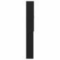 Preview: Waschmaschinenschrank Schwarz Eichen-Optik 64x25,5x190 cm