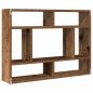 Preview: Wandregal Altholz-Optik 75x16x55 cm Holzwerkstoff