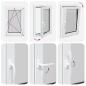 Preview: Kellerfenster RISOR 60x90 cm Dreh Kipp DIN Links Anthrazit