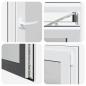 Preview: Kellerfenster RISOR 60x90 cm Dreh Kipp DIN Links Anthrazit