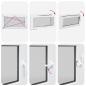 Preview: Kellerfenster RISOR 110x60 cm Dreh Kipp DIN Links Anthrazit