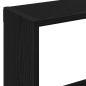 Preview: Wandregal Schwarz Eichen-Optik 90x16x78 cm Holzwerkstoff