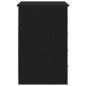 Preview: Schreibtisch mit Schubladen Schwarz Eichen-Optik 102x50x76 cm