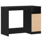 Preview: Schreibtisch mit Schubladen Schwarz Eichen-Optik 102x50x76 cm