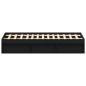 Preview: Bettgestell ohne Matratze Braun Eichen-Optik 150x200 cm