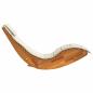 Preview: Schaukelliege mit Auflage Massivholz Akazie
