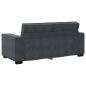 Preview: 2-Sitzer-Sofa Dunkelgrau 140 cm Samt