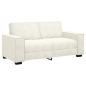 Preview: 2-Sitzer-Sofa Creme 140 cm Samt