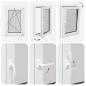 Preview: Kellerfenster RISOR 60x90 cm Dreh Kipp DIN Rechts Anthrazit