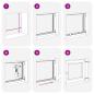 Preview: Kellerfenster RISOR 60x90 cm Dreh Kipp DIN Rechts Anthrazit