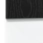 Preview: Geschirrspülerblende Schwarz Eichen-Optik 60x1,5x67 cm