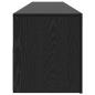Preview: TV-Schrank mit LED-Leuchten Schwarz Eichen-Optik 120x35x40 cm