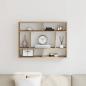 Preview: ARDEBO.de - Wandregal Artisan-Eiche 75x16x55 cm Holzwerkstoff