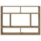 Preview: Wandregal Artisan-Eiche 75x16x55 cm Holzwerkstoff