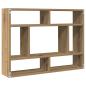 Preview: Wandregal Artisan-Eiche 75x16x55 cm Holzwerkstoff