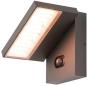 Preview: SLV ABRIDOR Wandaufbauleuchte, Outdoor, Hybrid Solar- und Netzstrom, Bewegungsmelder, 2200/2700K, IP65, anthrazit (1008542)