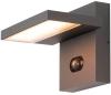 Preview: SLV ABRIDOR Wandaufbauleuchte, Outdoor, Hybrid Solar- und Netzstrom, Bewegungsmelder, 2200/2700K, IP65, anthrazit (1008542)