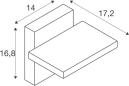 Preview: SLV ABRIDOR Wandaufbauleuchte, Outdoor, Hybrid Solar- und Netzstrom, Bewegungsmelder, 2200/2700K, IP65, anthrazit (1008542)